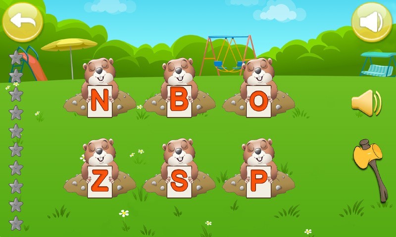 儿童学英文字母游戏