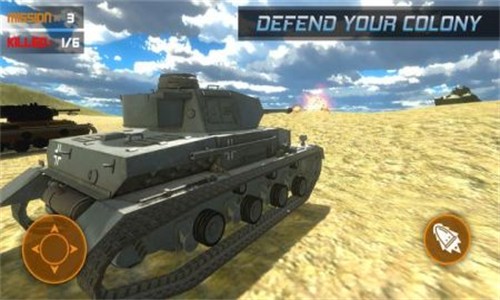 坦克战役3D手机绿色版截图2