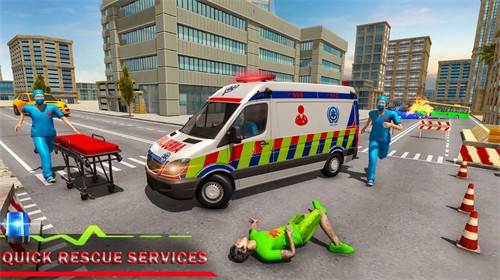城市急救车模拟器截图2